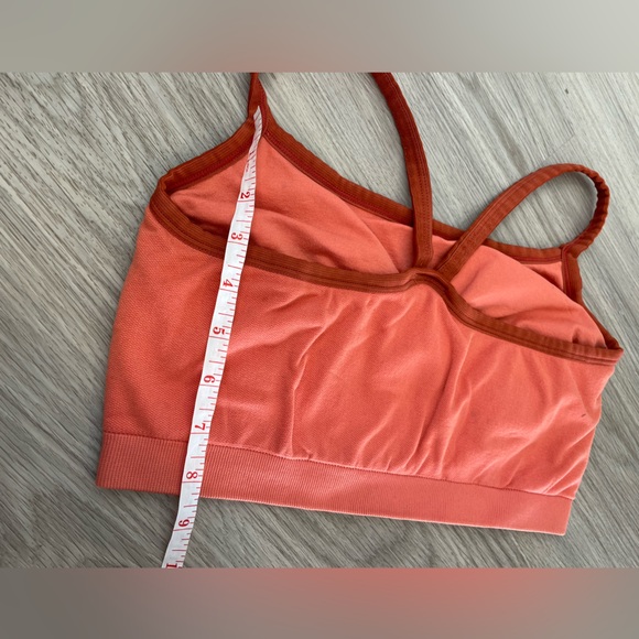 PATAGONIA Active Orange & Maroon Sports Bra. Size L - Picture 8 of 9